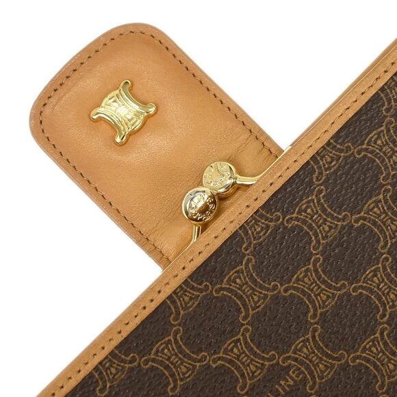 Celine Brown PVC Macadam Wallet - Picture 5 of 8